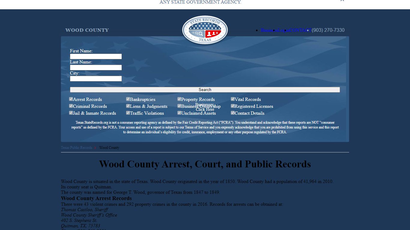 Wood County Arrest, Court, and Public Records